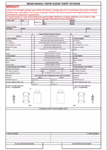 Kaza Tespit Tutanağı Örneği