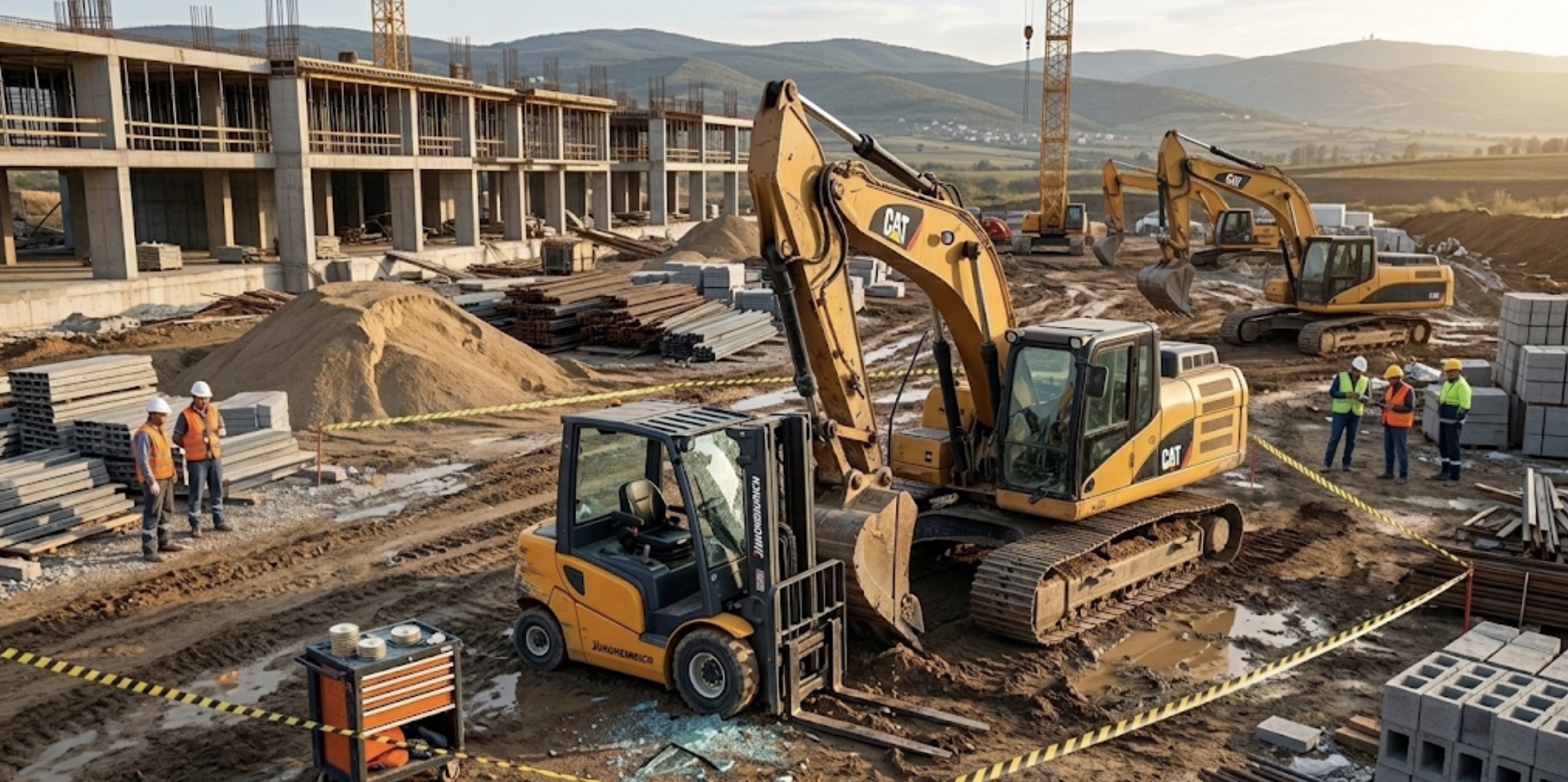 İş Makineleri (Kepçe, Forklift) Kazalarında Değer Kaybı ve İş Durması Tazminatı